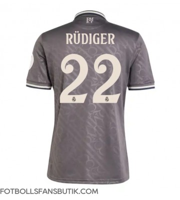 Real Madrid Antonio Rudiger #22 Replika Tredje Tröja 2024-25 Kortärmad